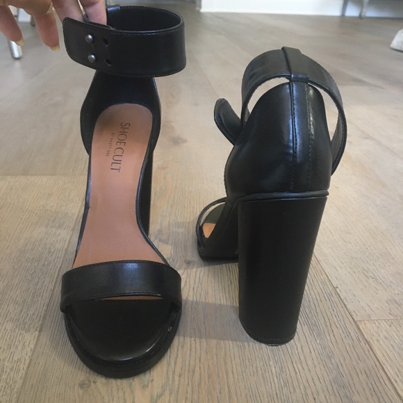 Nasty Gal Shoe Cult : Black Leather Heel WORN ONCE - Picture 4 of 8